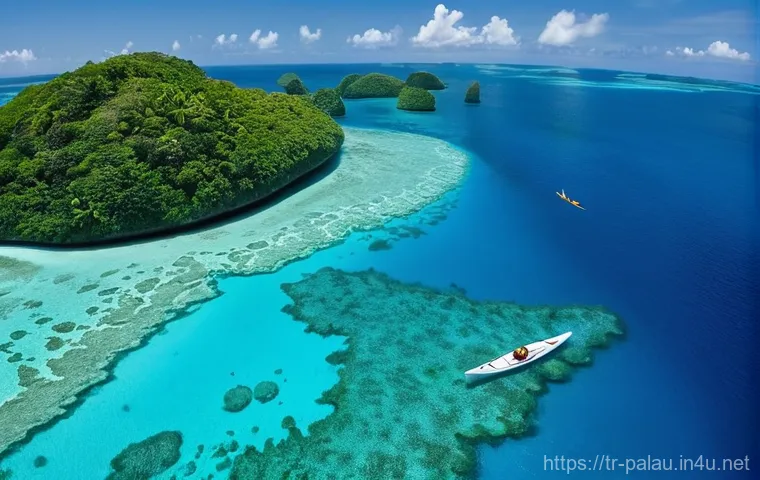 팔라우의 숨겨진 명소 - **Floating Among Golden Jellyfish in Jellyfish Lake**
"A person, seen from a slightly elevated u... 팔라우의 숨겨진 명소 - **Floating Among Golden Jellyfish in Jellyfish Lake**
"A person, seen from a slightly elevated u...